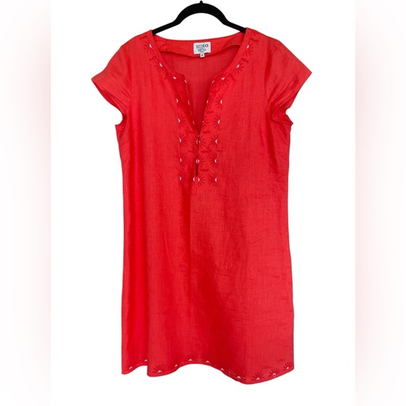 HIHO 100% Linen Dress - Picture 1 of 8